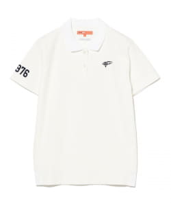 【+10%ポイントUP】ORANGE LABEL / 1976袖ロゴ バックリブ  ポロシャツ