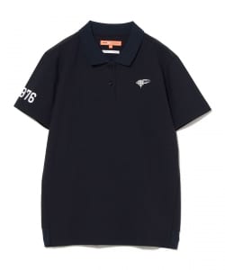 【+10%ポイントUP】ORANGE LABEL / 1976袖ロゴ バックリブ  ポロシャツ