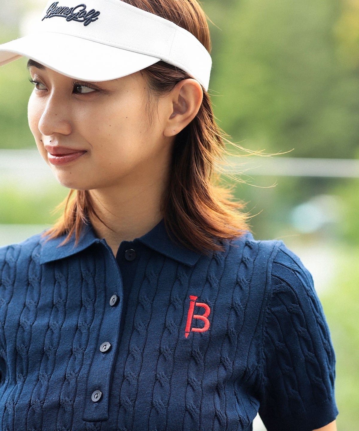 BEAMS GOLF（ビームス ゴルフ）ORANGE LABEL / B-Teeロゴ刺繍 ケーブル
