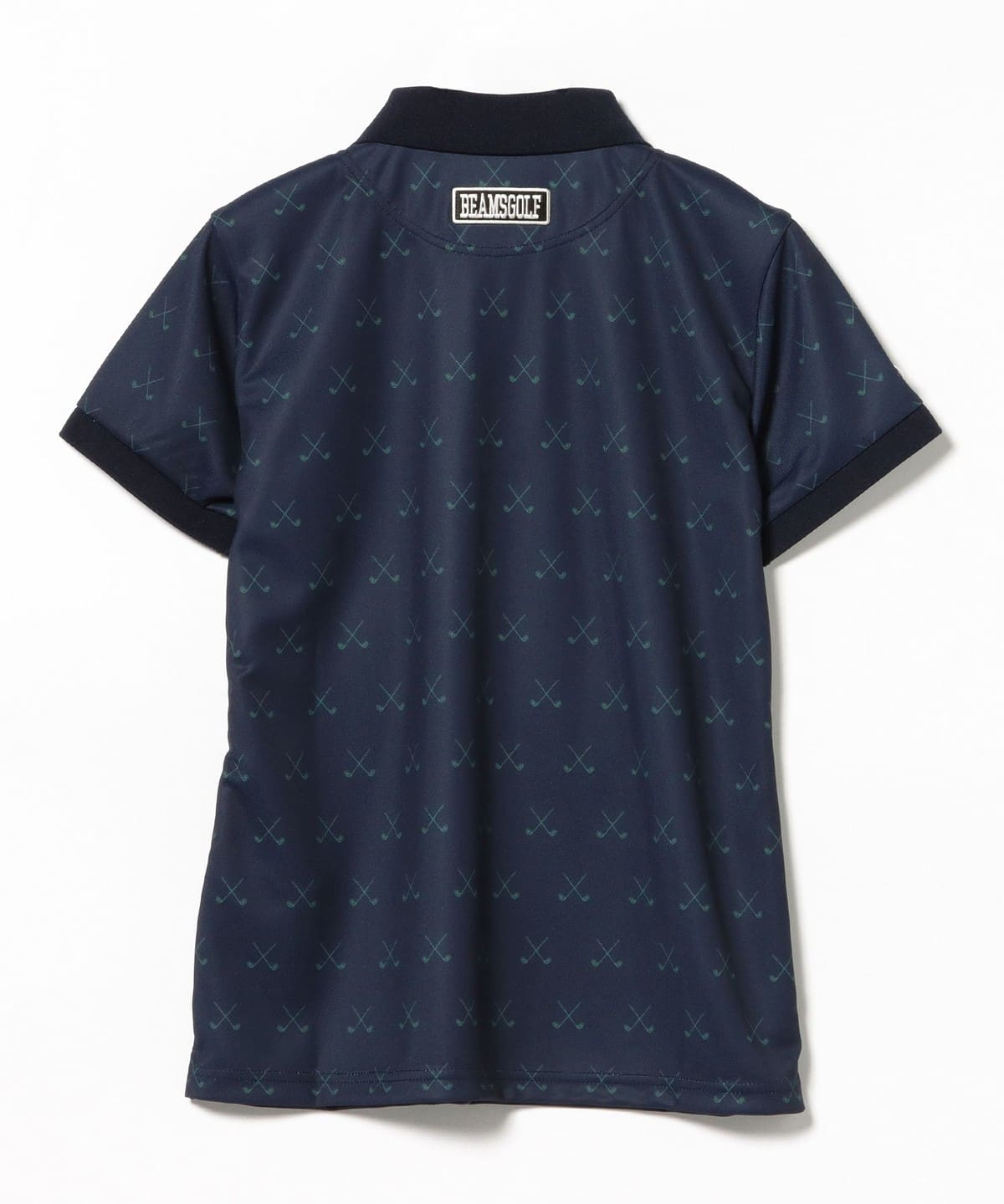 BEAMS GOLF ポロシャツ L 黒 コラボ ミッキー 手洗い洗濯済 BEAMS GOLF（ビームス ゴルフ）〈WOMEN〉Disney / ミッキー / 総柄