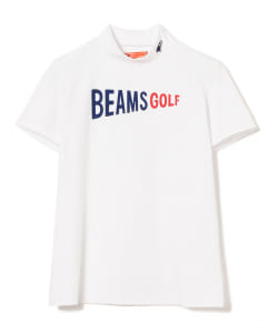 BEAMS GOLF ORANGE LABEL / ロゴ モックネック シャツ▲