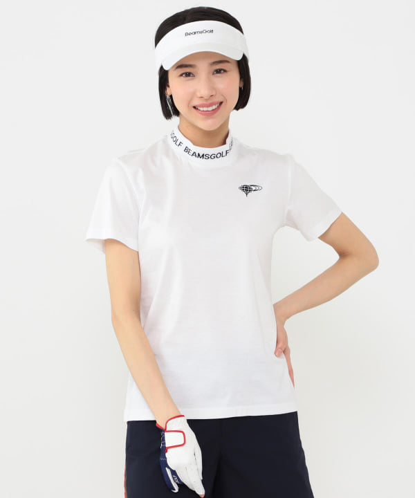 BEAMS GOLF（ビームス ゴルフ）BEAMS GOLF ORANGE LABEL / 襟ロゴ モックネックシャツ（Tシャツ・カットソー  カットソー）通販｜BEAMS