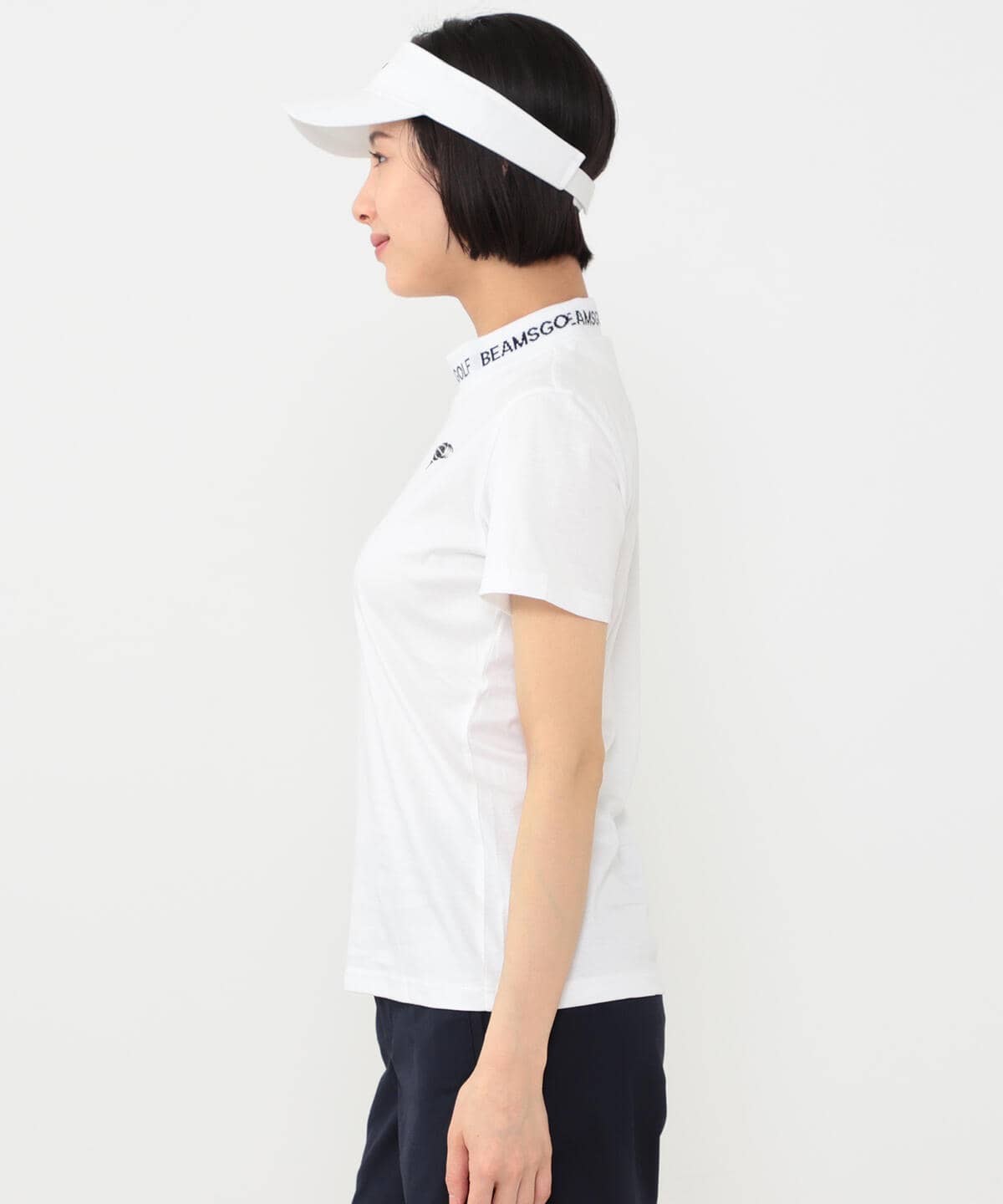 BEAMS GOLF（ビームス ゴルフ）BEAMS GOLF ORANGE LABEL / 襟ロゴ モックネックシャツ（Tシャツ・カットソー  カットソー）通販｜BEAMS