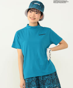 〈WOMEN〉【別注】ORANGE LABEL / WOODSTOCK バックプリント モックネックシャツ