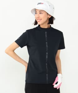 BEAMS GOLF ORANGE LABEL / センター タテロゴ モックネックシャツ