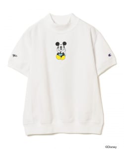 〈WOMEN〉Champion × BEAMS GOLF / Disney / モックネックシャツ A
