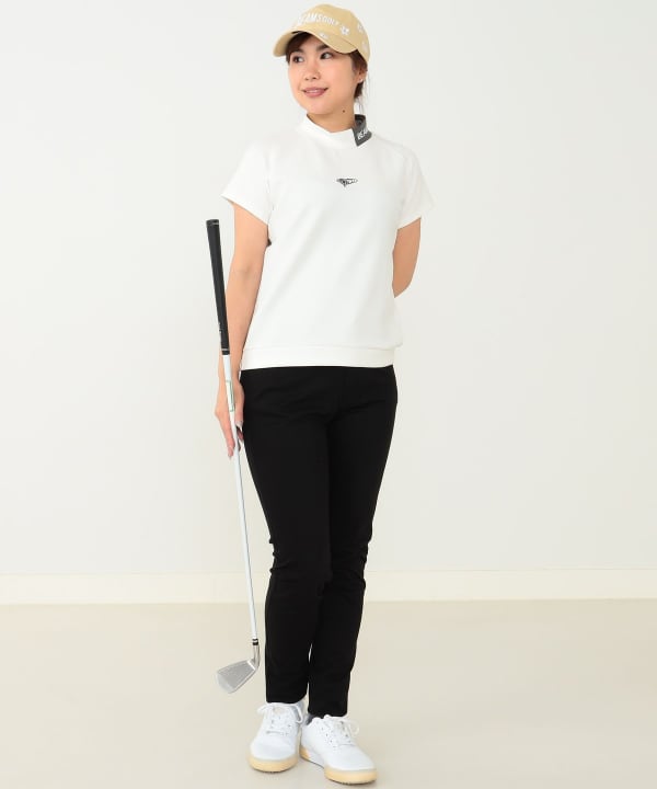 BEAMS GOLF（ビームス ゴルフ）ORANGE LABEL / サイドロゴ モックネックシャツ（Tシャツ・カットソー カットソー）通販｜BEAMS