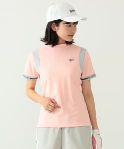 ORANGE LABEL / バックメッシュ モックネックシャツ