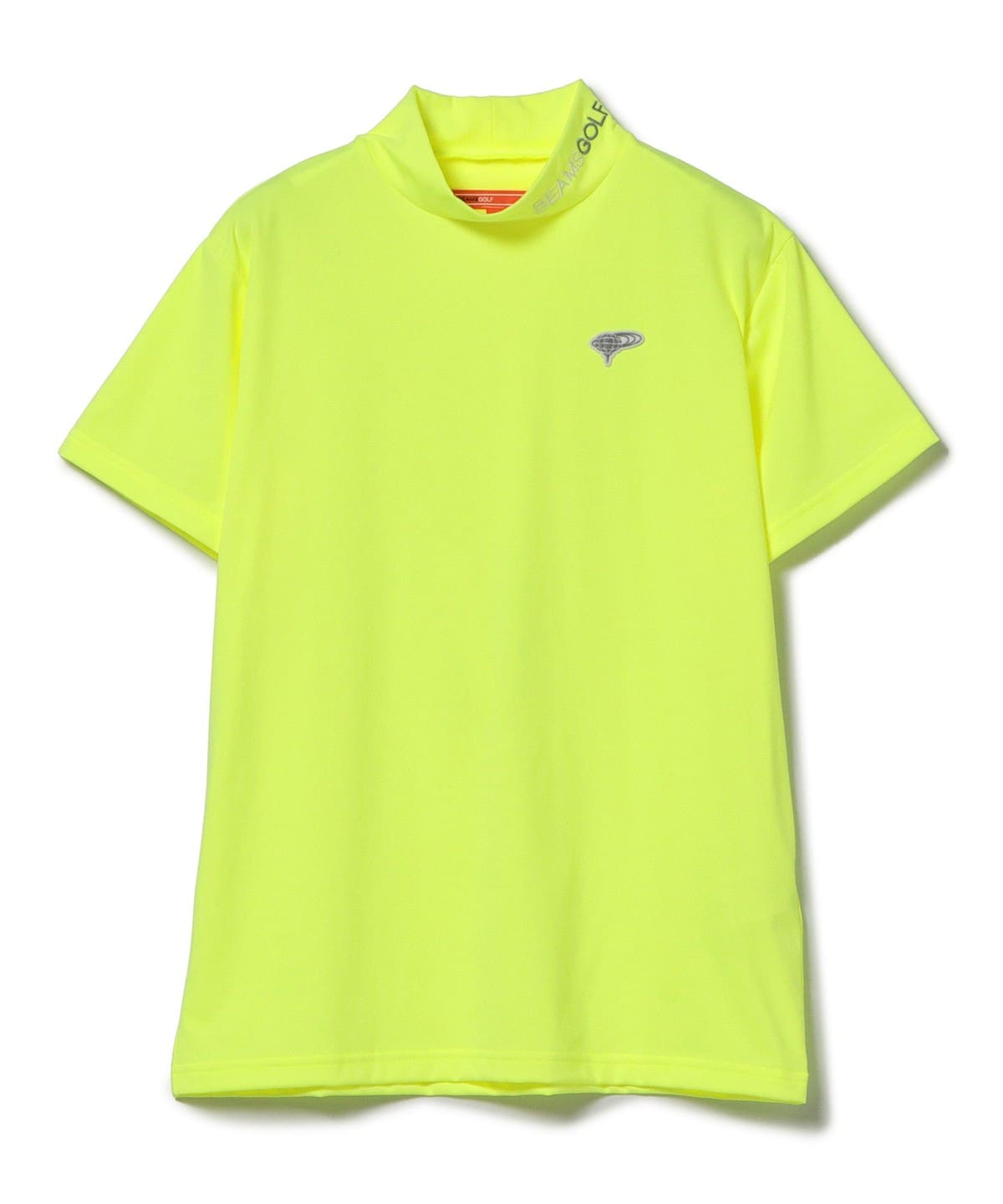 BEAMS GOLF モックネックシャツ イエロー S BEAMS GOLF（ビームス ゴルフ）〈WOMEN〉 ORANGE LABEL / ワンポイント