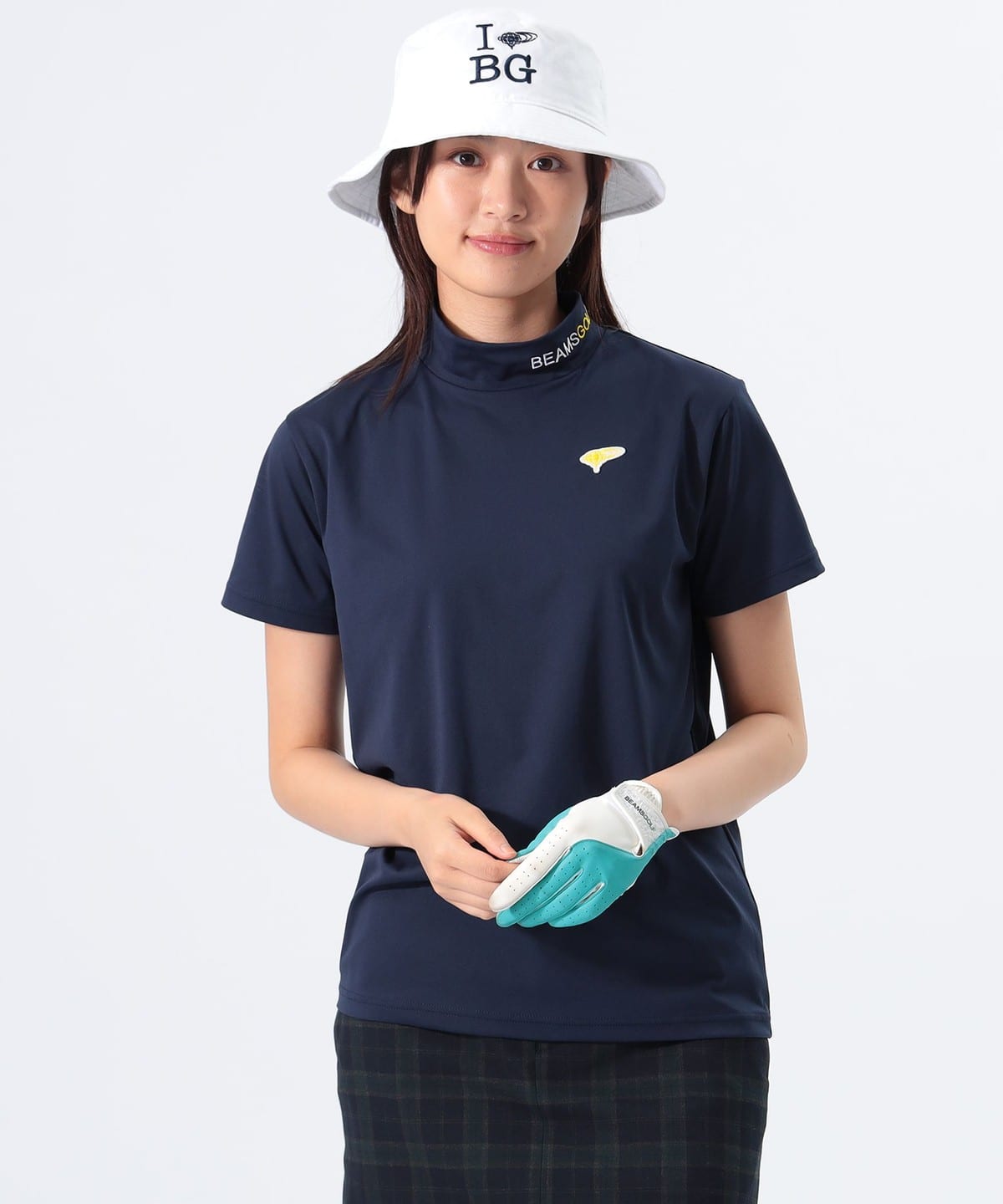 〈WOMEN〉 ORANGE LABEL / ワンポイント モックネックシャツ Tシャツ・カットソー WOMEN NAVY M 〈WOMEN〉 ORANGE LABEL / ワンポイント モックネックシャツ Tシャツ・カットソー WOMEN NAVY M