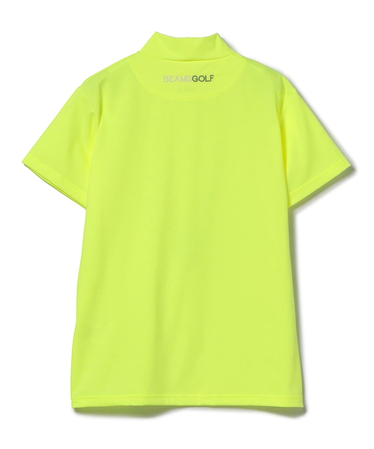 BEAMS GOLF モックネックシャツ イエロー S BEAMS GOLF（ビームス ゴルフ）〈WOMEN〉 ORANGE LABEL / ワンポイント