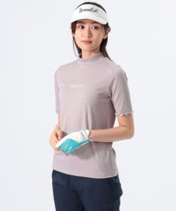 BEAMS GOLF ORANGE LABEL / 女裝 羅紋 荷葉邊袖 小高領 上衣