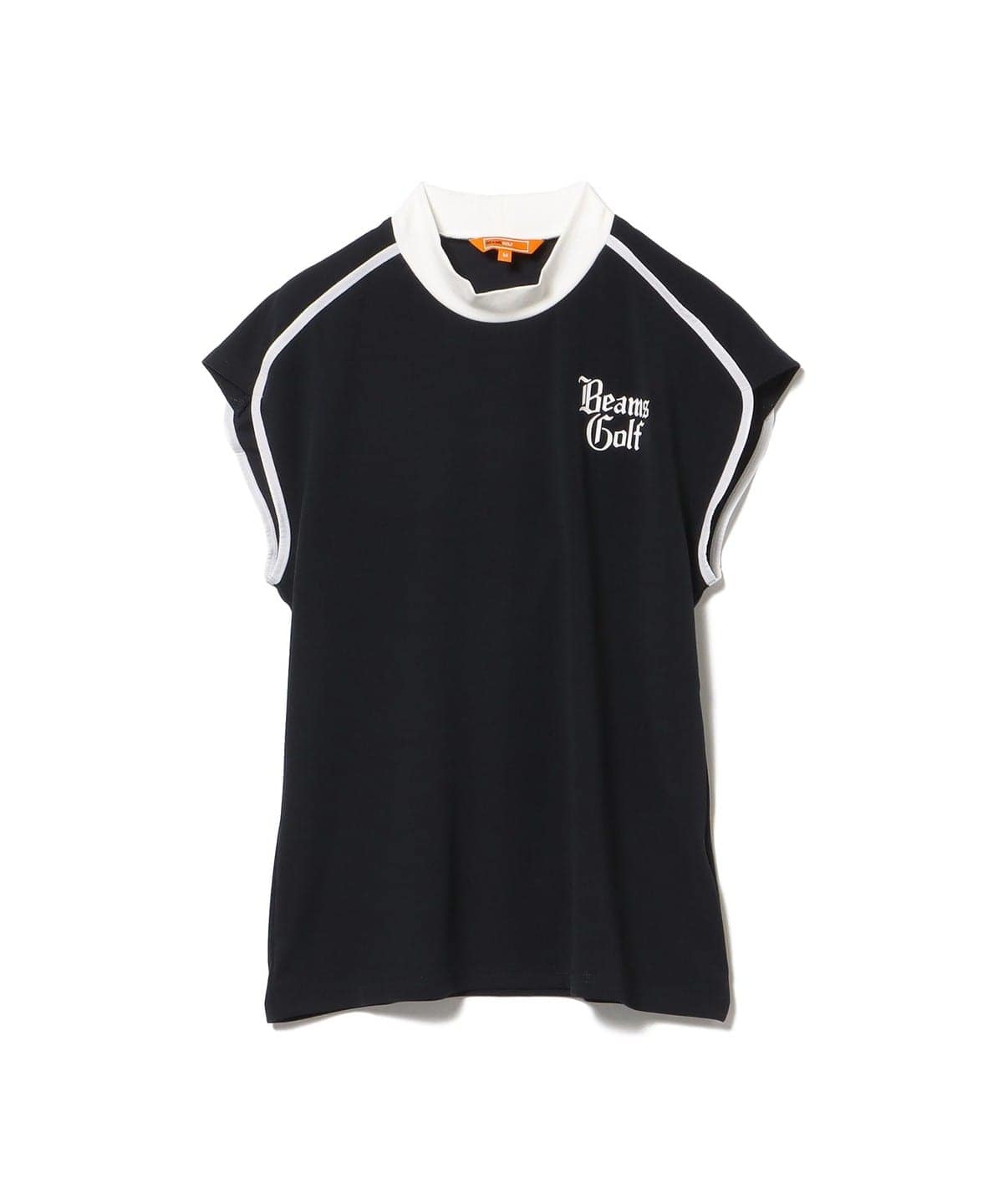ORANGE LABEL / フレンチスリーブ クレリックモックネック Tシャツ・カットソー WOMEN NAVY S ORANGE LABEL / フレンチスリーブ クレリックモックネック Tシャツ・カットソー WOMEN NAVY S