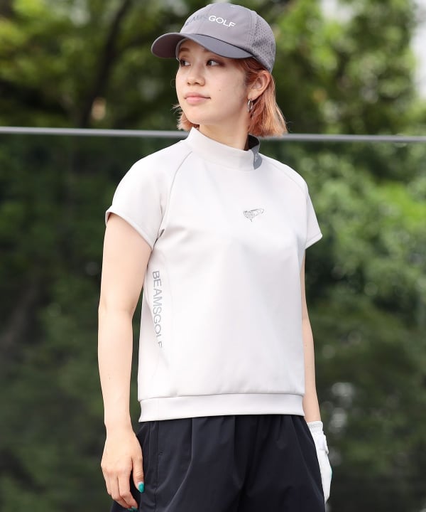 BEAMS GOLF（ビームス ゴルフ）ORANGE LABEL / サイドロゴ モックネックシャツ2（Tシャツ・カットソー カットソー）通販｜ BEAMS