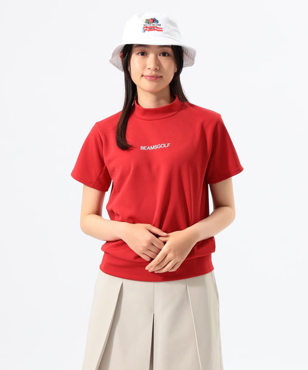 ★美品★BEAMS　GOLF　バイカラーUVモックネック　サイズ　L ☆美品☆BEAMS GOLF バイカラーUVモックネック サイズ L