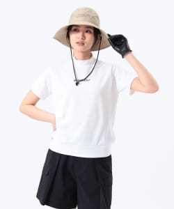 ORANGE LABEL / バイカラー 切り替え モックネックシャツ
