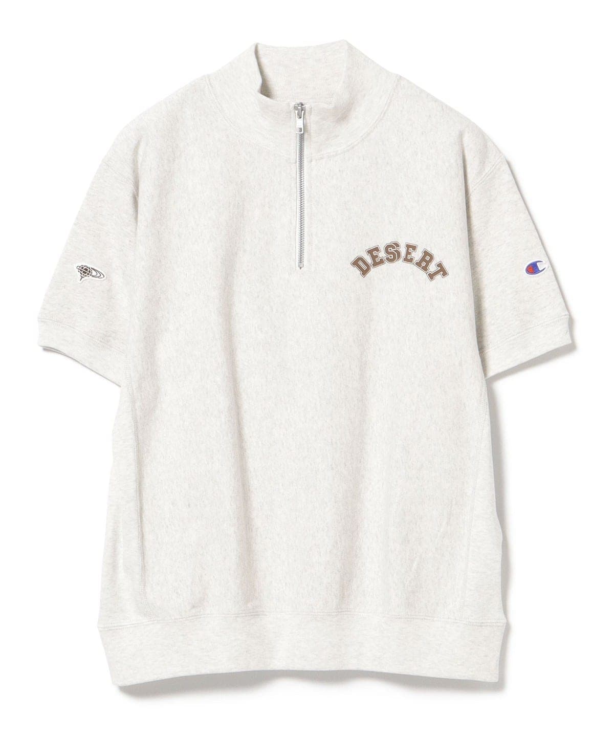 〈WOMEN〉【別注】Champion チャンピオン / リバースウィーブ(R)ハーフジップ プルオーバー トップス WOMEN OATMEAL S 〈WOMEN〉【別注】Champion チャンピオン / リバースウィーブ(R)ハーフジップ プルオーバー トップス WOMEN OATMEAL S