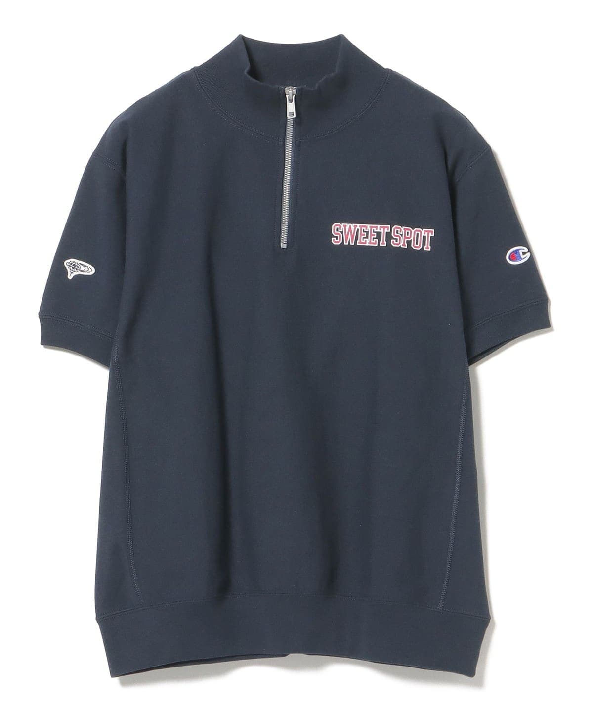 〈WOMEN〉【別注】Champion チャンピオン / リバースウィーブ(R)ハーフジップ プルオーバー トップス WOMEN NAVY S 〈WOMEN〉【別注】Champion チャンピオン / リバースウィーブ(R)ハーフジップ プルオーバー トップス WOMEN NAVY S