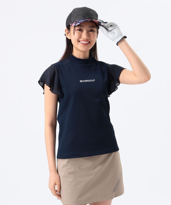 BEAMS GOLF(ビームス ゴルフ)ORANGE LABEL / フリルスリーブ BEAMS GOLF(ビームス ゴルフ)ORANGE LABEL / フリルスリーブ