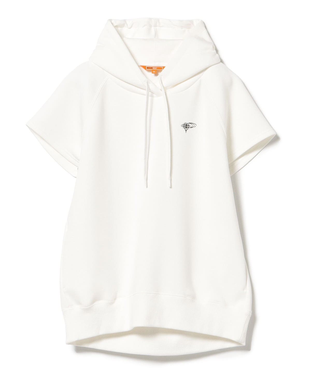 ORANGE LABEL / フレンチスリーブ パーカー トップス WOMEN WHITE M ORANGE LABEL / フレンチスリーブ パーカー トップス WOMEN WHITE M