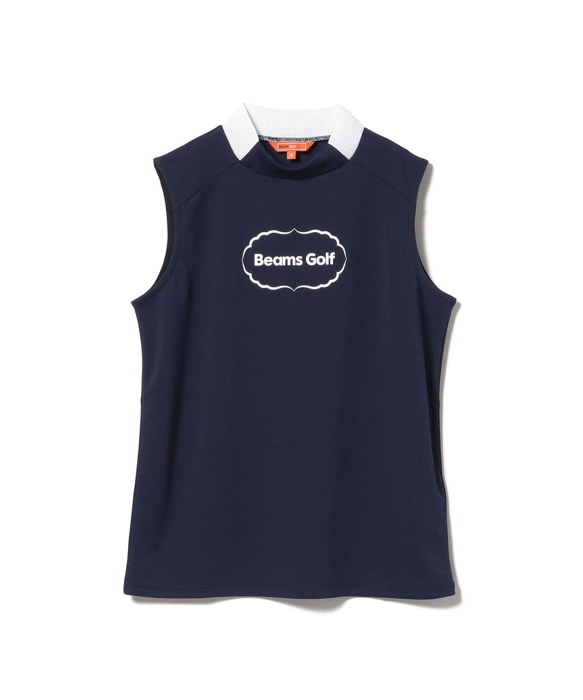 ORANGE LABEL / シーズンロゴ ストレッチ ノースリーブ モックネック(DRY・UV) Tシャツ・カットソー WOMEN NAVY L ORANGE LABEL / シーズンロゴ ストレッチ ノースリーブ モックネック(DRY・UV) Tシャツ・カットソー WOMEN NAVY L