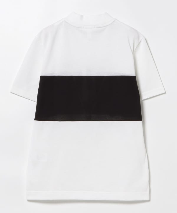 【ビームスゴルフ別注】LACOSTE / 鹿の子 パネル モックネックシャツ ビームスゴルフ別注】LACOSTE / 鹿の子 パネル モックネック