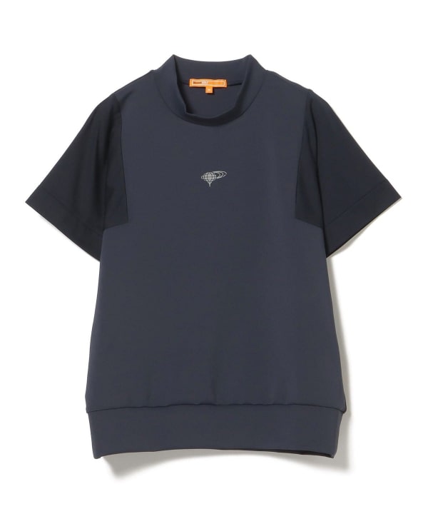 BEAMSGOLFダークグリーン モックネック BEAMS GOLF（ビームス ゴルフ）ORANGE LABEL / バイカラー