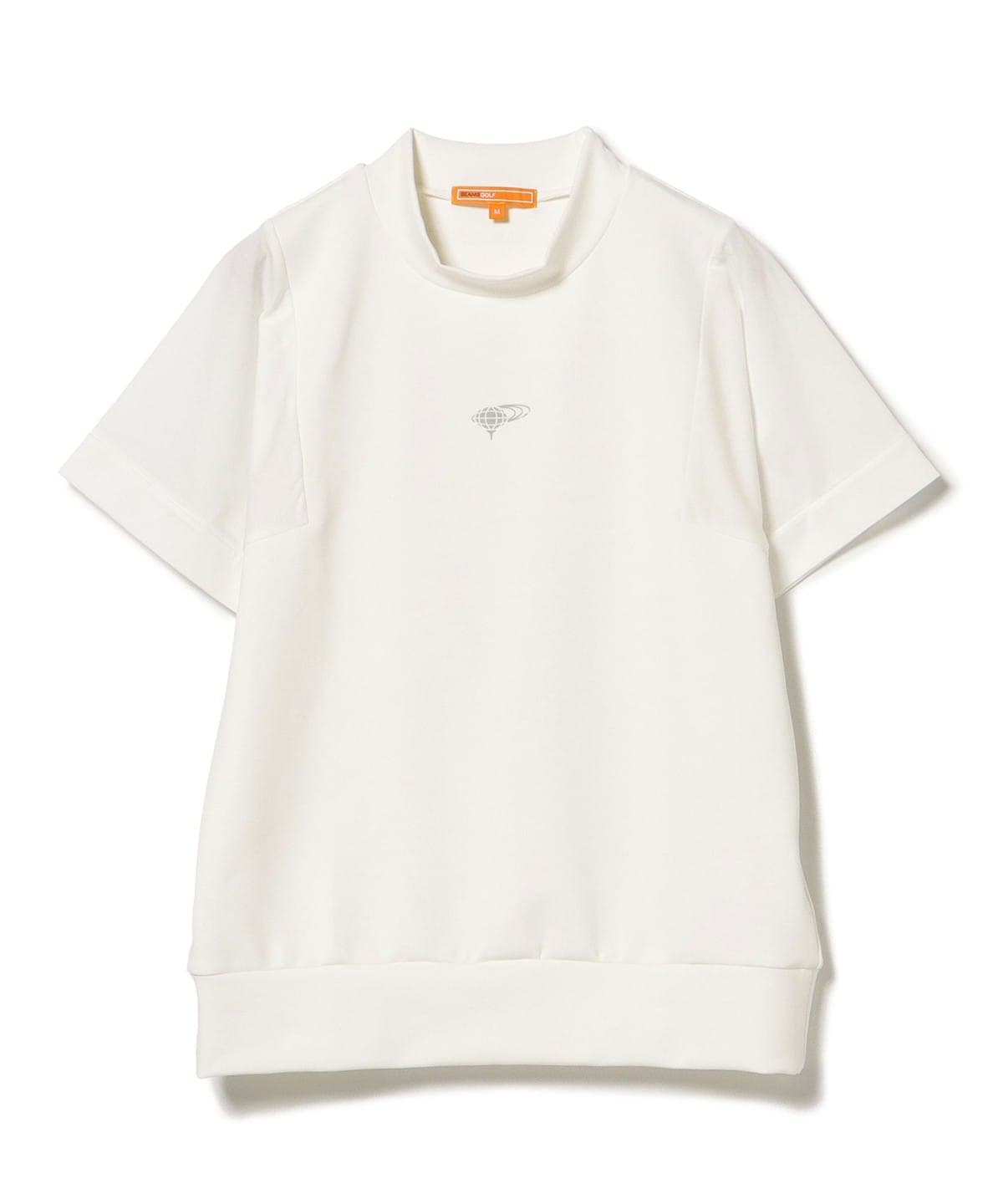 ORANGE LABEL / シアー 袖切替 モックネック【DRY・STRETCH・COOL】 Tシャツ・カットソー WOMEN WHITE L ORANGE LABEL / シアー 袖切替 モックネック【DRY・STRETCH・COOL】 Tシャツ・カットソー WOMEN WHITE L