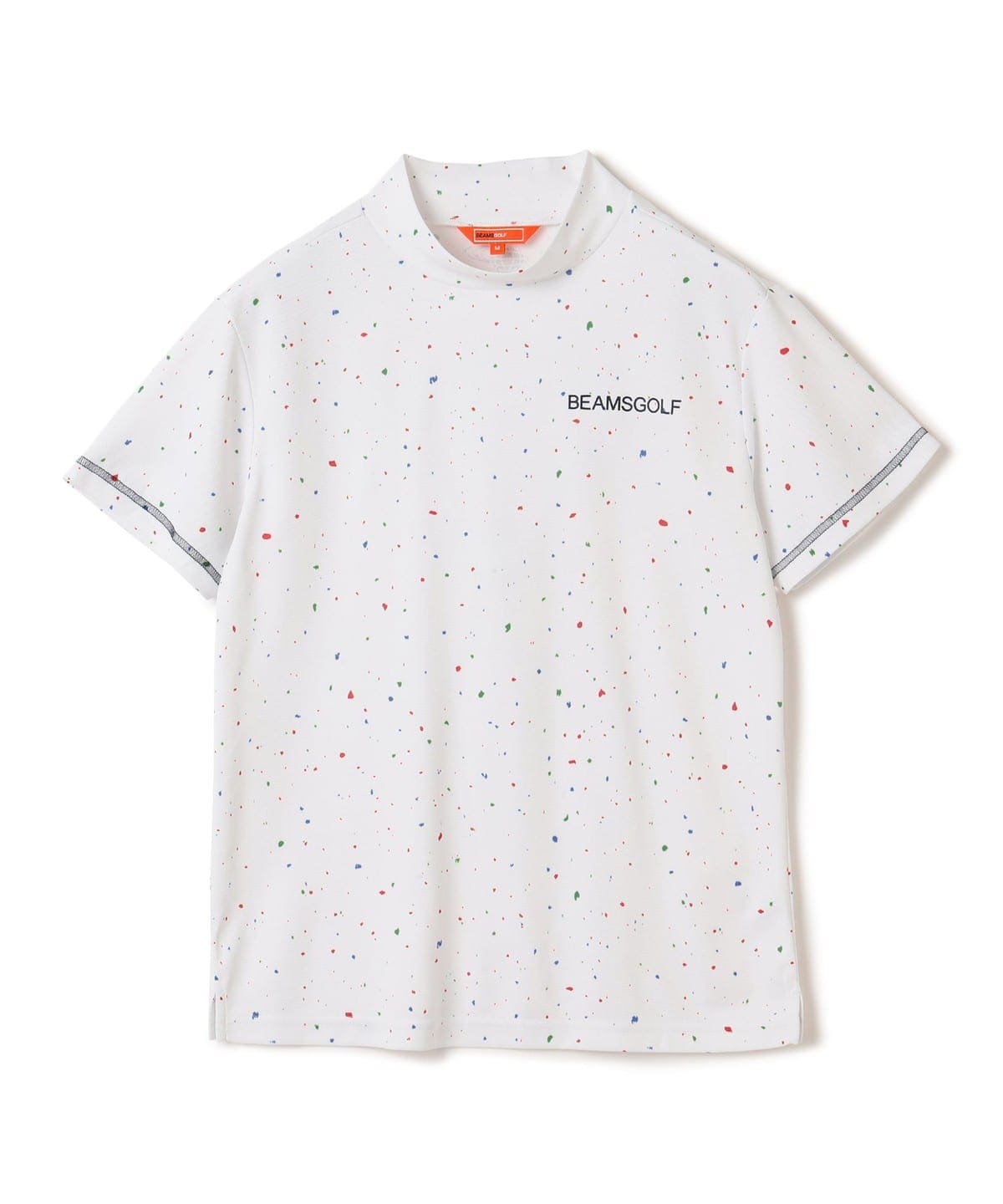 〈WOMEN〉ORANGE LABEL / カラーネップ プリント モックネックシャツ Tシャツ・カットソー WOMEN WHITE M 〈WOMEN〉ORANGE LABEL / カラーネップ プリント モックネックシャツ Tシャツ・カットソー WOMEN WHITE M