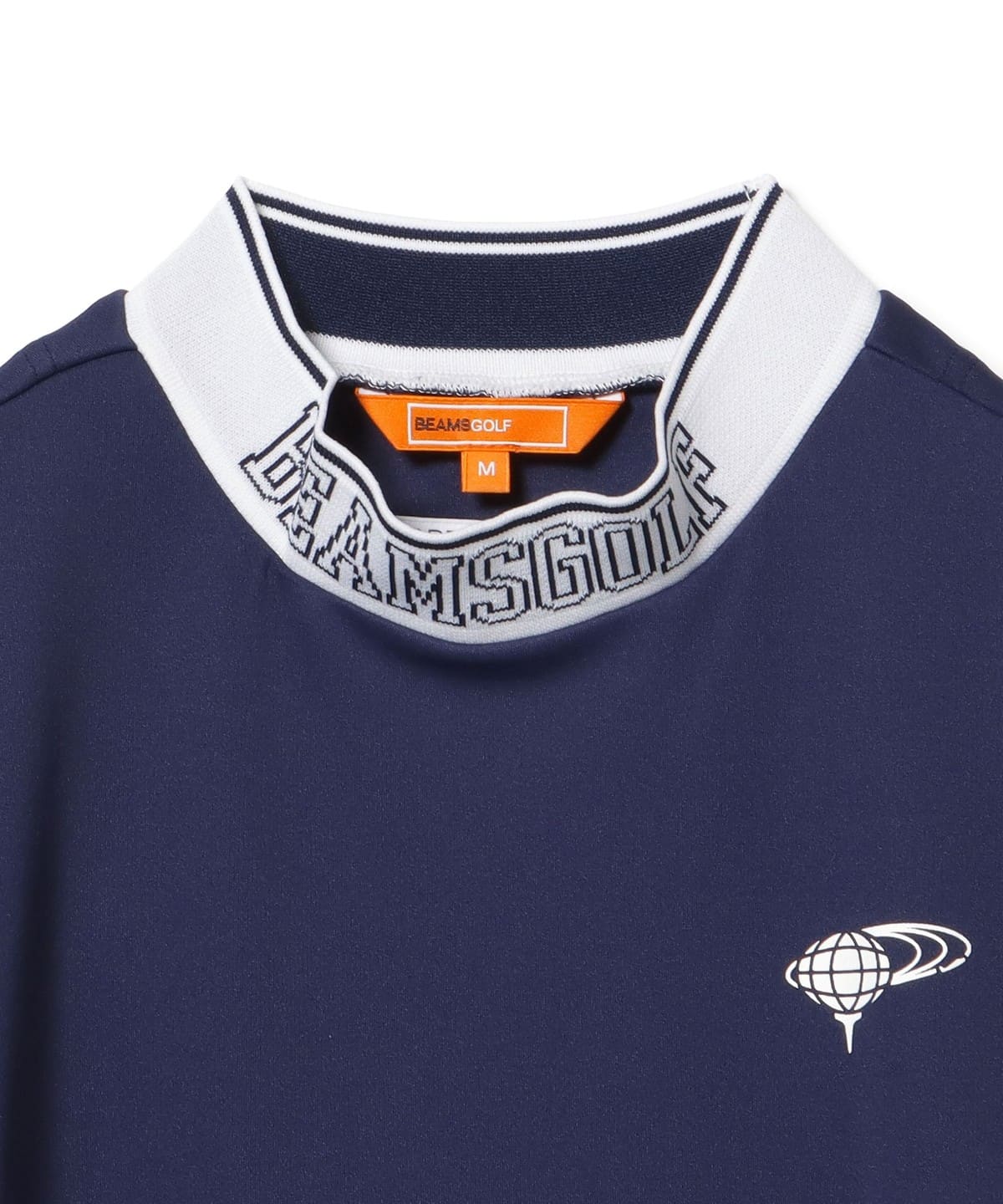 BEAMS GOLF（ビームス ゴルフ）ORANGE LABEL / リブ編み襟 モック