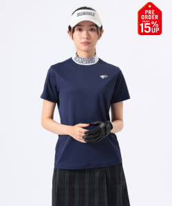 【+15%ポイントUP】ORANGE LABEL / リブ編み襟 モックネックシャツ