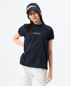 【+15%ポイントUP】ORANGE LABEL / ドットエア（R） フロントロゴ モックネックシャツ