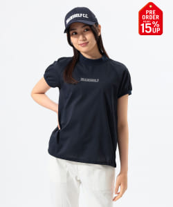 【+15%ポイントUP】ORANGE LABEL / ドットエア（R） フロントロゴ モックネックシャツ