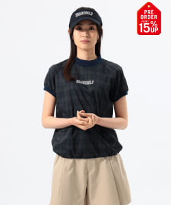 【+15%ポイントUP】ORANGE LABEL / ドットエア（R） フロントロゴ モックネックシャツ
