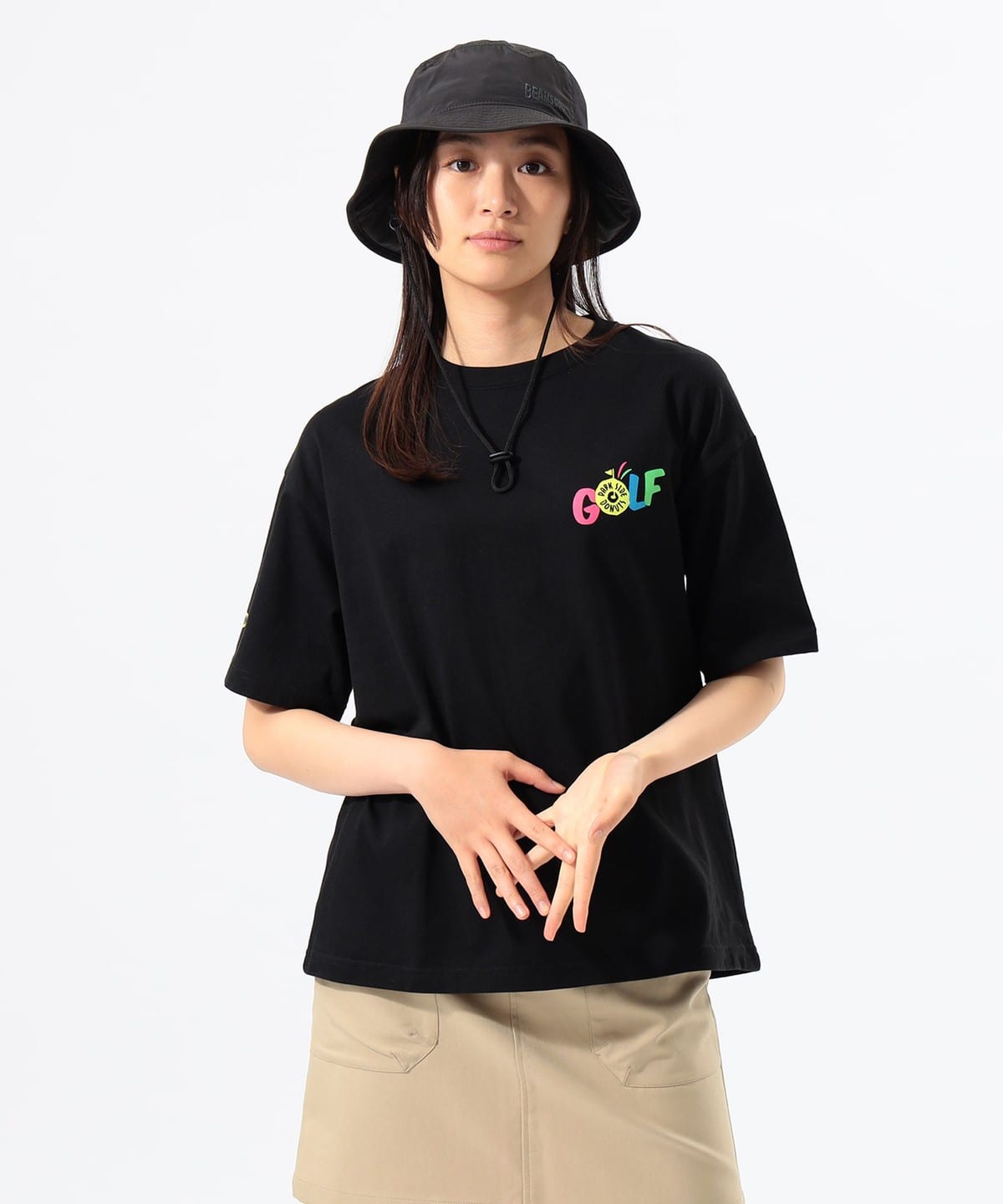 〈WOMEN〉【別注】PARK SIDE DONUTS / ドーナツボーイ Tシャツ. Tシャツ・カットソー WOMEN BLACK ONE SIZE 〈WOMEN〉【別注】PARK SIDE DONUTS / ドーナツボーイ Tシャツ. Tシャツ・カットソー WOMEN BLACK ONE SIZE