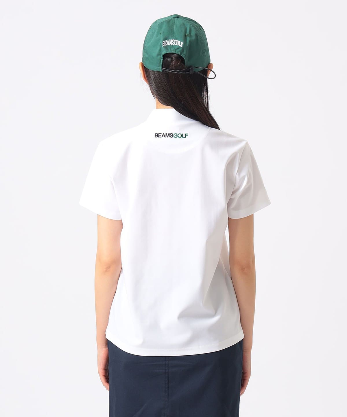 【新品】BEAMS GOLF レディース モックネックシャツ ライトグリーン L BEAMS GOLF（ビームス ゴルフ）〈WOMEN〉 ORANGE LABEL / YARD モック