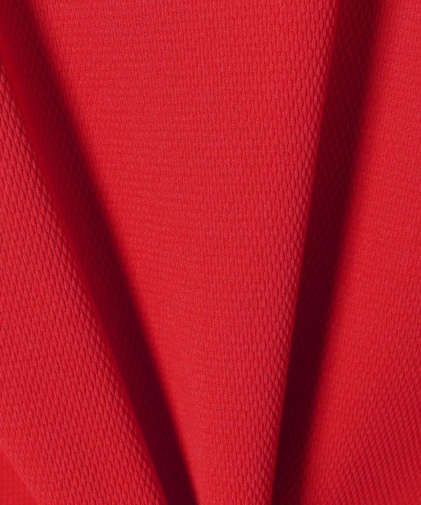 ORANGE LABEL /裾リブボーダー モックネックシャツ