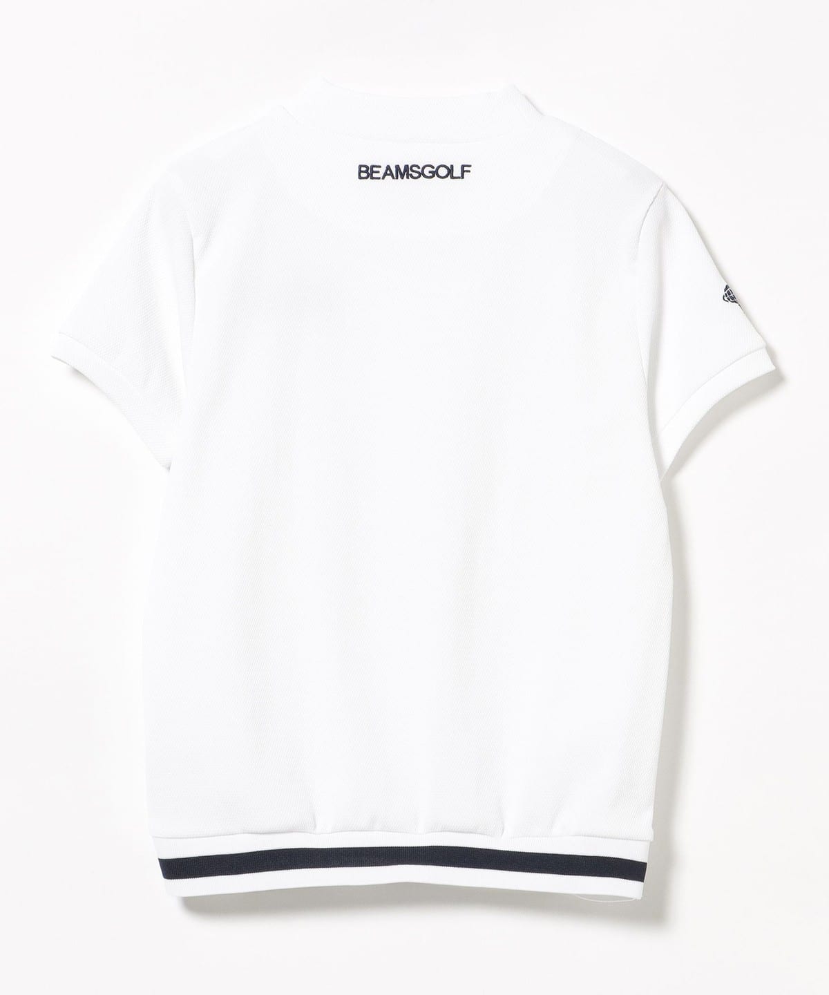 BEAMS GOLF（ビームス ゴルフ）ORANGE LABEL /裾リブボーダー モック