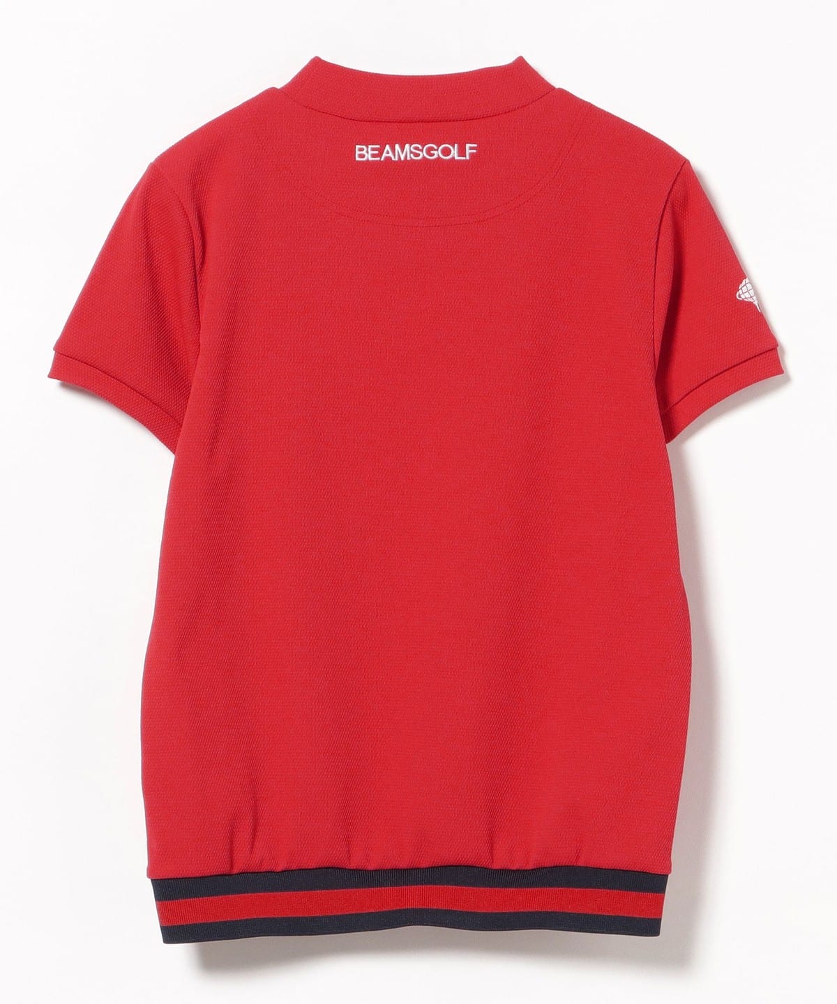 BEAMS GOLF（ビームス ゴルフ）ORANGE LABEL /裾リブボーダー モック