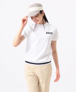 ORANGE LABEL /裾リブボーダー ポロシャツ