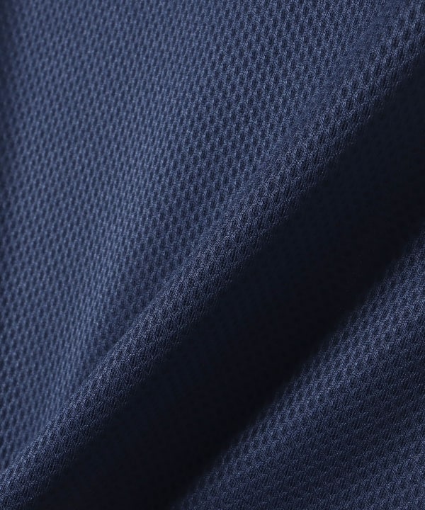 ORANGE LABEL / メッシュ 異素材コンビ モックネックシャツ