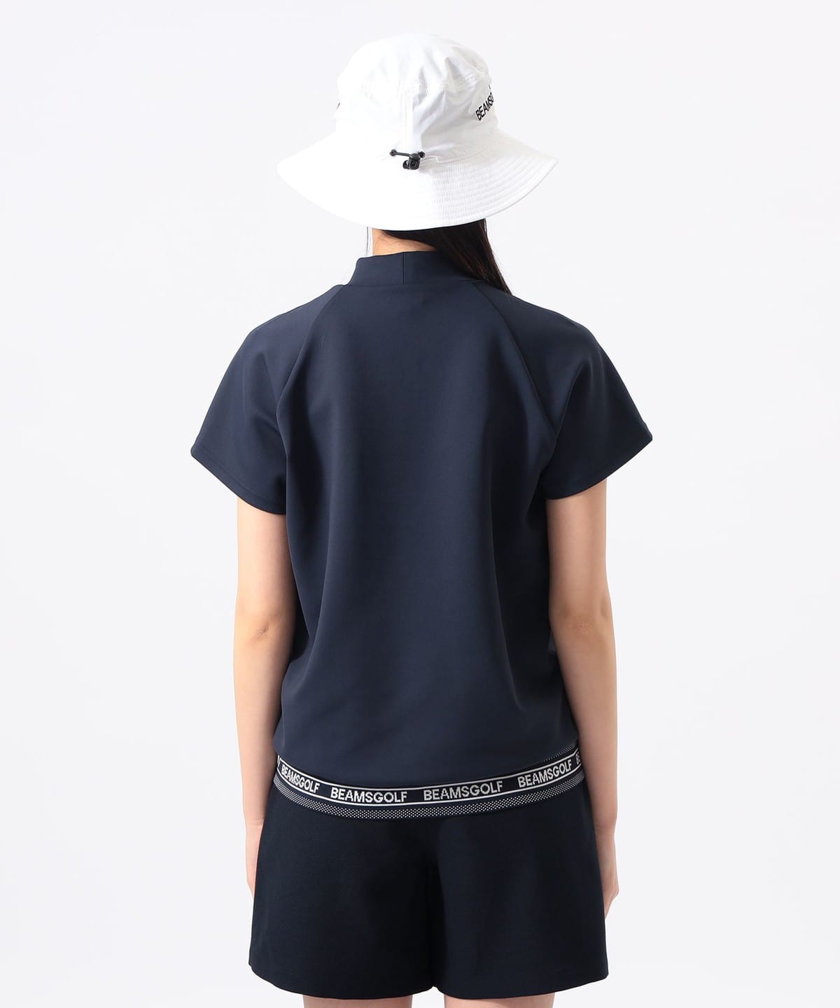BEAMS GOLF（ビームス ゴルフ）ORANGE LABEL / 裾リブ ロゴモック