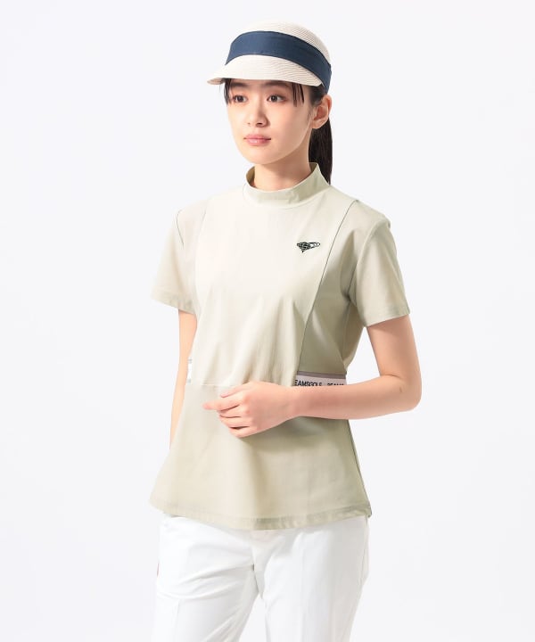 BEAMS GOLF 24年モデル ストレッチ切替 モックシャツ BEAMS GOLF（ビームス ゴルフ）ORANGE LABEL / ウエスト切り替え