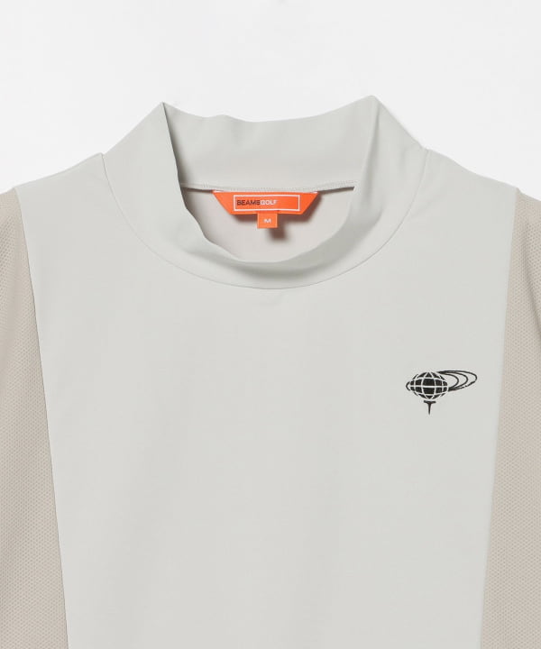 ORANGE LABEL / ウエスト切り替え モックネックシャツ（UVカット）