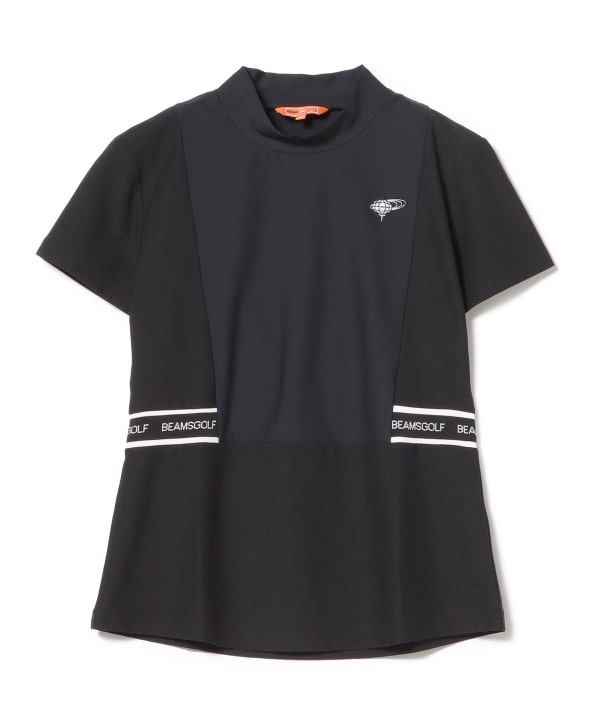 ORANGE LABEL / ウエスト切り替え モックネックシャツ（UVカット）