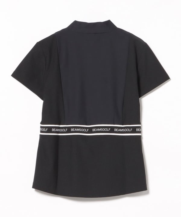 ORANGE LABEL / ウエスト切り替え モックネックシャツ（UVカット）