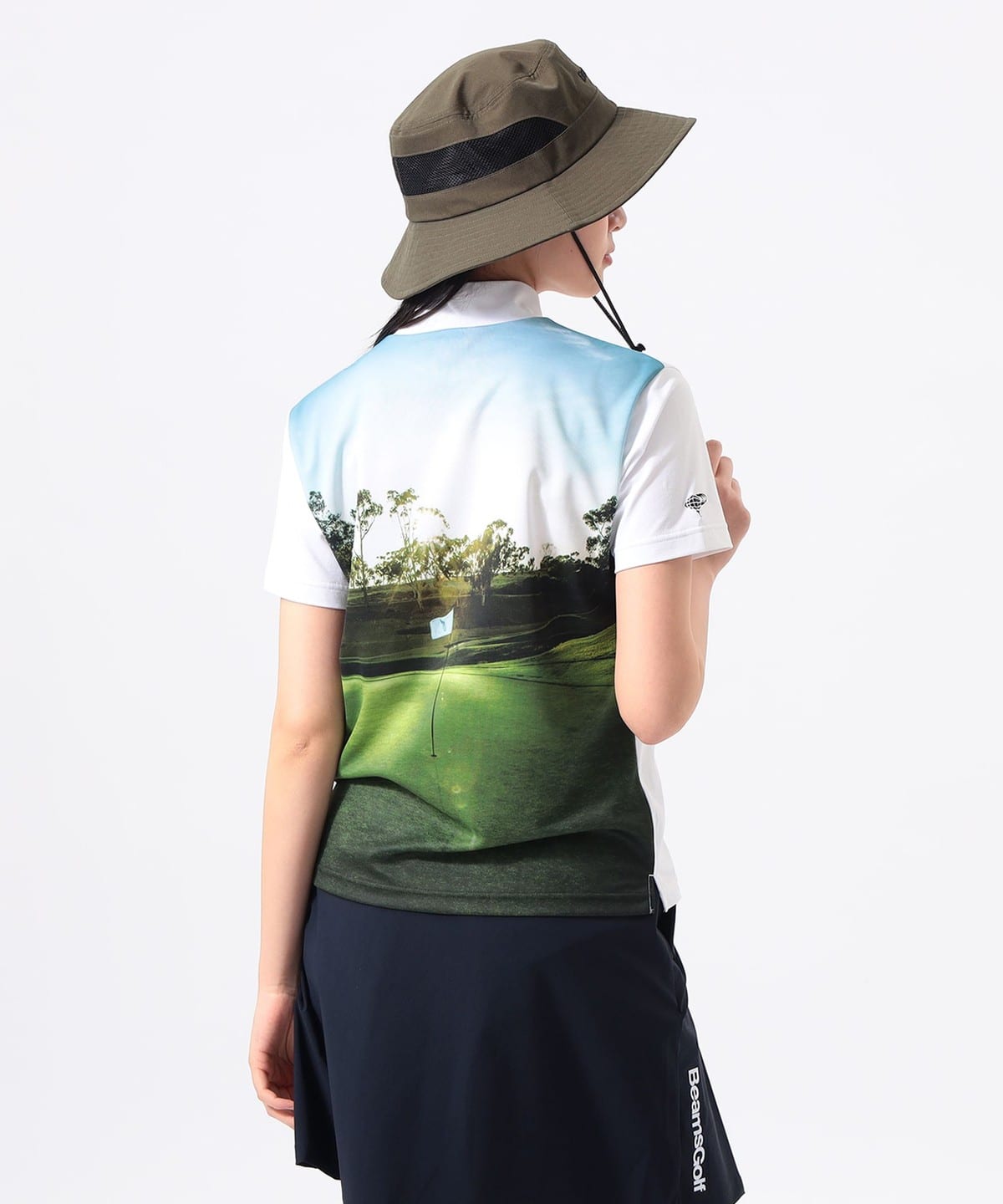 BEAMS GOLF（ビームス ゴルフ）ORANGE LABEL / コースプリント モック