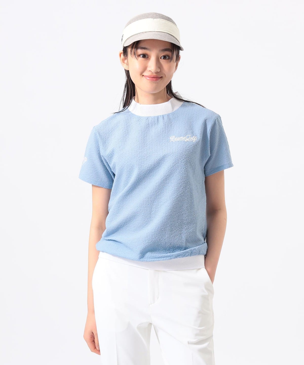 BEAMS GOLF（ビームス ゴルフ）ORANGE LABEL / ドットエア（R） モック
