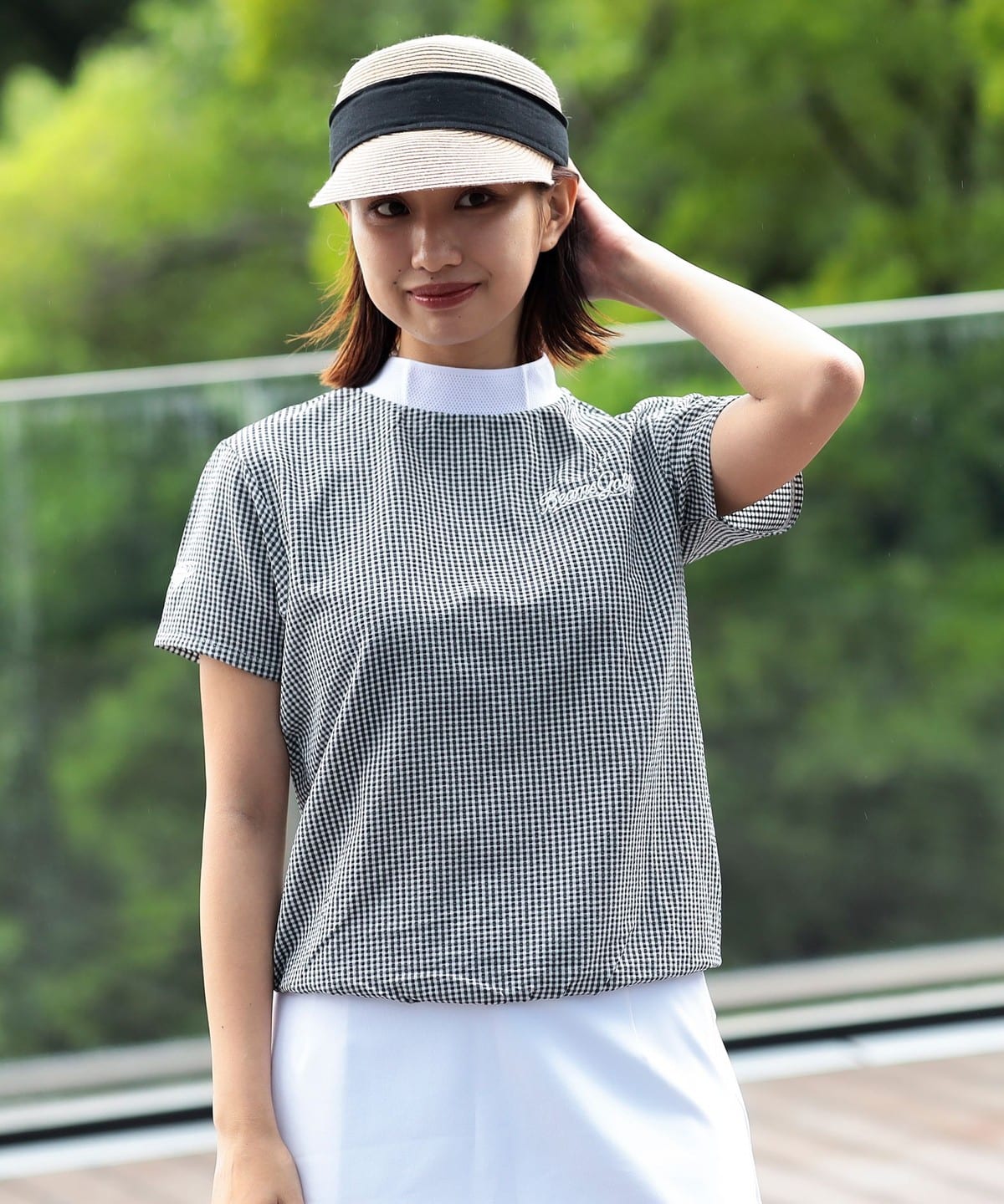 BEAMS GOLF（ビームス ゴルフ）ORANGE LABEL / ドットエア（R） モック