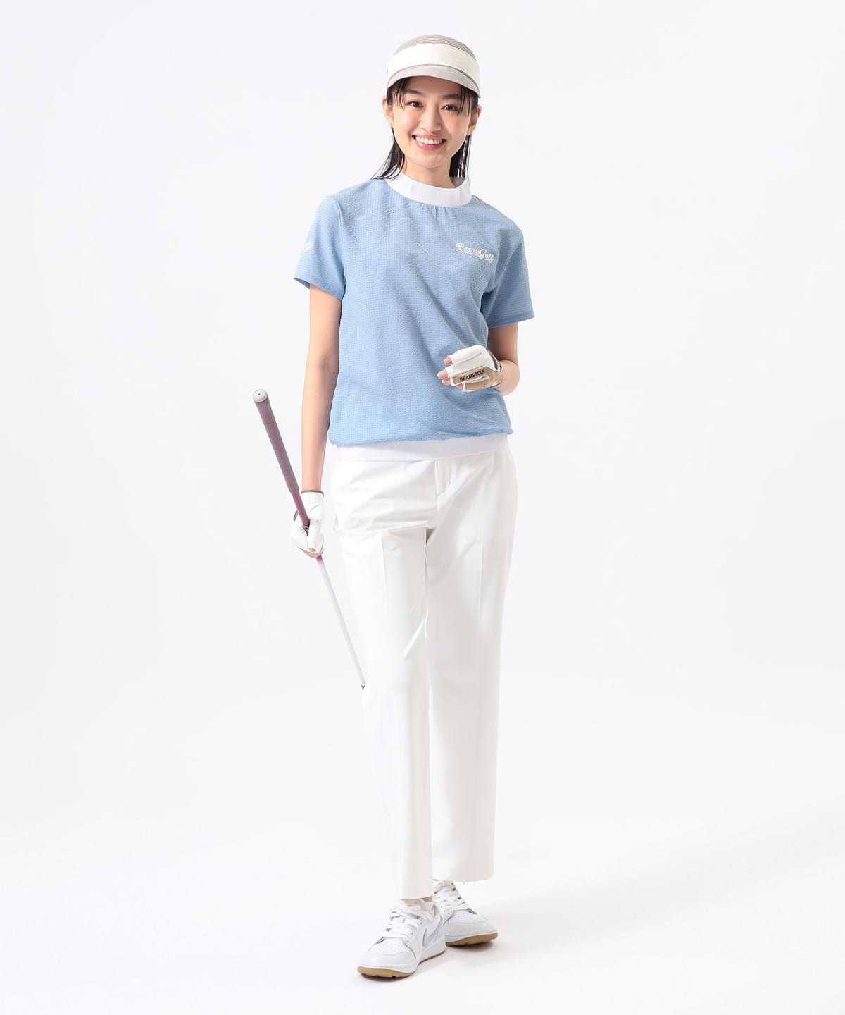 BEAMS GOLF（ビームス ゴルフ）ORANGE LABEL / ドットエア（R） モック